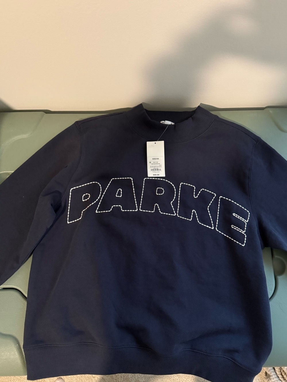 Parke x Target Blue Mockneck